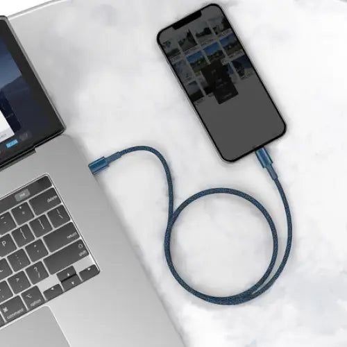 Baseus High Density Braided Cable Type-C to Lightning PD 20W 1m (blue) - USB-C to Lightning<<<USB cables<<<GSM