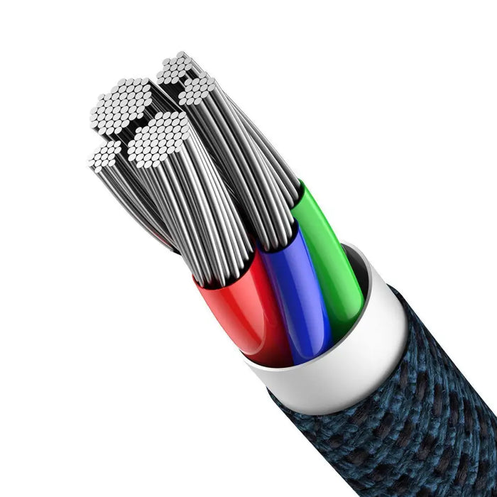 Baseus High Density Braided Cable Type-C to Lightning PD 20W 2m (blue) - USB-C to Lightning<<<USB cables<<<GSM