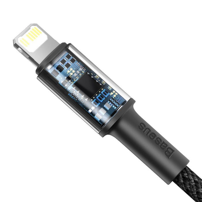 Baseus High Density Braided Cable Type-C to Lightning PD 20W 2m (Black) - USB-C to Lightning<<<USB cables<<<GSM