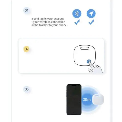 Baseus Intelligent T2 Pro anti-loss device (white) - Home<<<Accessories<<<Основна<<<DunaXML&&&Bluetooth trackers<<<GSM