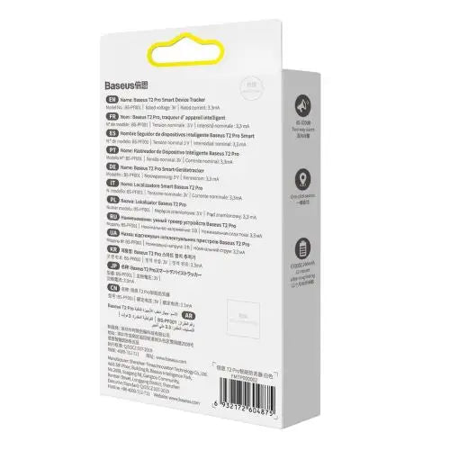 Baseus Intelligent T2 Pro anti-loss device (white) - Home<<<Accessories<<<Основна<<<DunaXML&&&Bluetooth trackers<<<GSM