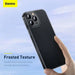 Baseus iPhone 13 Pro Max case Frosted Glass Protective Black (ARWS000501) - iPhone 13 Pro