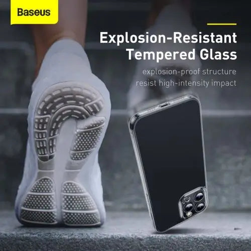 Baseus iPhone 13 Pro Max case Frosted Glass Protective Black (ARWS000501) - iPhone 13 Pro