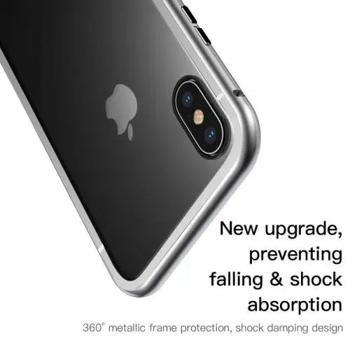 Baseus iPhone X case Magnetite hardware Silver (WIAPIPHX-CS0S) - iPhone X/Xs acc<<<Accessories<<<Основна<<<DunaXML