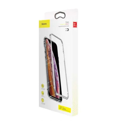 Baseus iPhone Xr case Magnetite hardware Silver (WIAPIPH61-CS0S) - iPhone Xr acc<<<Accessories<<<Основна<<<DunaXML