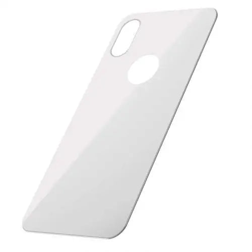 Baseus iPhone Xs 0.3 mm Full coverage curved T-Glass rear Protector White(SGAPIPH58-BM02) - iPhone X/Xs