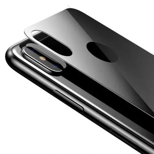Baseus iPhone Xs Max 0.3 mm Full coverage curved T-Glass rear Protector Black (SGAPIPH65-BM01) - iPhone Xs Max
