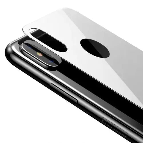 Baseus iPhone Xs Max 0.3 mm Full coverage curved T-Glass rear Protector White (SGAPIPH65-BM02) - iPhone Xs Max