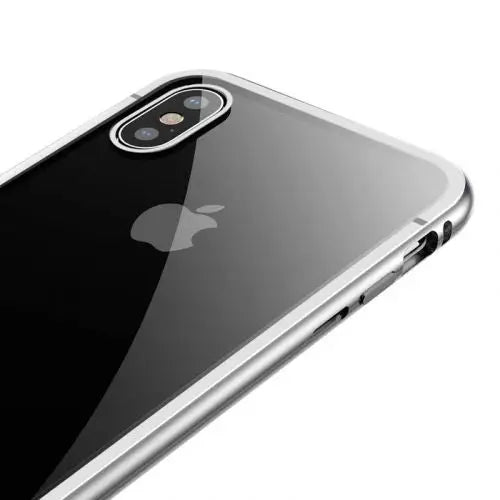 Baseus iPhone Xs Max case Magnetite hardware Silver (WIAPIPH65-CS0S) - iPhone Xs Max