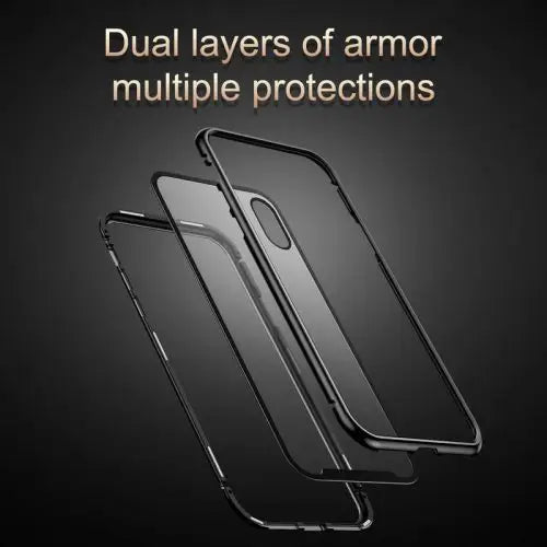 Baseus iPhone Xs Max case Magnetite hardware Silver (WIAPIPH65-CS0S) - iPhone Xs Max