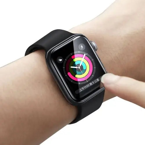 Baseus iWatch 0.2 mm Full-screen curved T-Glass soft screen protector 40mm Black (SGAPWA4-G01)