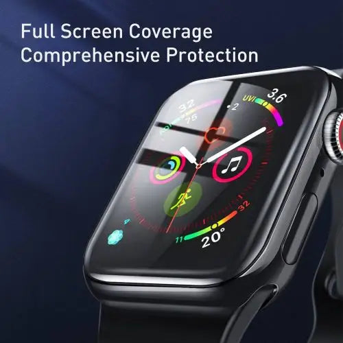 Baseus iWatch 0.2 mm Full-screen curved T-Glass soft screen protector 44mm Black (SGAPWA4-H01)