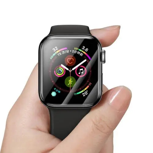 Baseus iWatch 0.2 mm Full-screen curved T-Glass soft screen protector 44mm Black (SGAPWA4-H01)