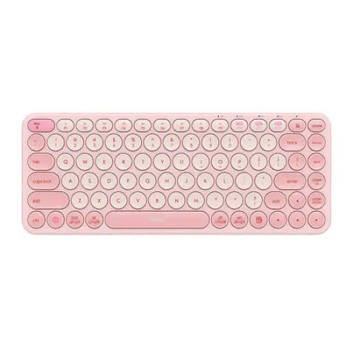 Baseus K01A Wireless Tri-Mode Keyboard Baby Pink - Mice keyboards<<<IT Accessories<<<InnproXML