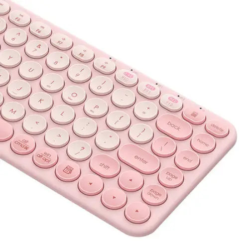 Baseus K01A Wireless Tri-Mode Keyboard Baby Pink - Mice keyboards<<<IT Accessories<<<InnproXML