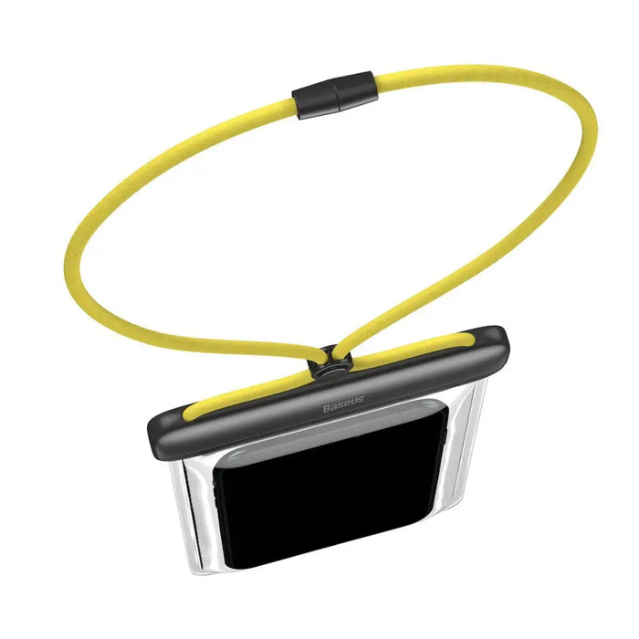 Baseus Let’s Go Universal waterproof case for smartphones (black + yellow) - Waterproof cases<<<Cases<<<GSM