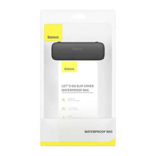 Baseus Let’s Go Universal waterproof case for smartphones (black) - Waterproof cases<<<Cases<<<GSM
