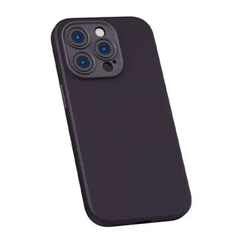 Baseus Liquid Silica Gel Case for iPhone 14 Pro (Elderberry)+ tempered glass + cleaning kit - Protective cases