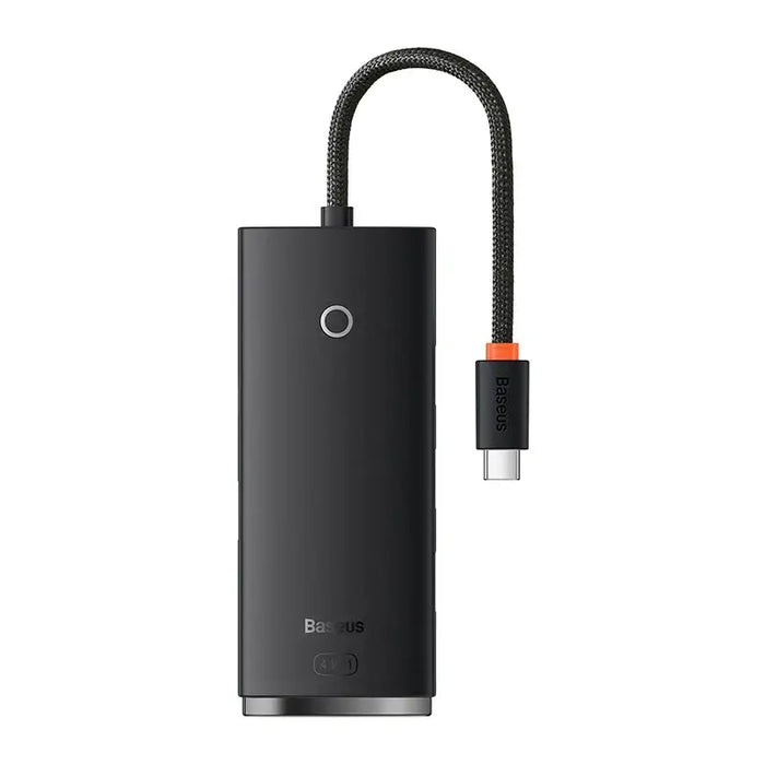 Baseus Lite Series Hub 4in1 USB-C to 4x USB 3.0 + USB-C 25cm (Black)