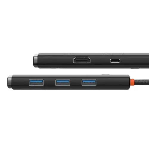 Baseus Lite Series Hub 5w1 USB-C to 3x USB 3.0 + USB-C + HDMI (black) - Hubs<<<IT Accessories<<<InnproXML