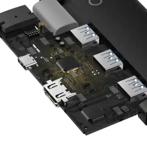 Baseus Lite Series Hub 5w1 USB-C to 3x USB 3.0 + USB-C + HDMI (black) - Hubs<<<IT Accessories<<<InnproXML