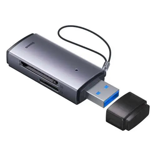 Baseus Lite Series SD/TF memory card reader USB (gray) - Converter<<<Accessories<<<Основна<<<DunaXML&&&Card