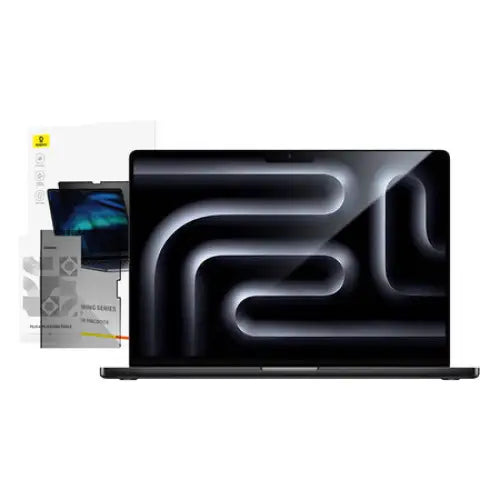 Baseus Magic Drawing magnetic protective privacy overlay for MacBook Pro 16’’ (2021/2023) + cleaning kit (transparent)