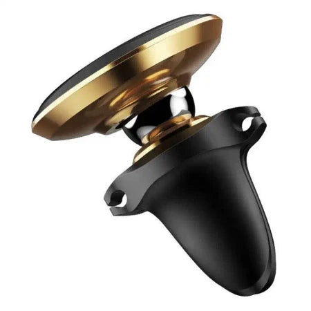 Baseus Magnetic Air Vent Car Mount Holder with cable clip Gold - Phone holders<<<Car accessories<<<InnproXML&&&Cell