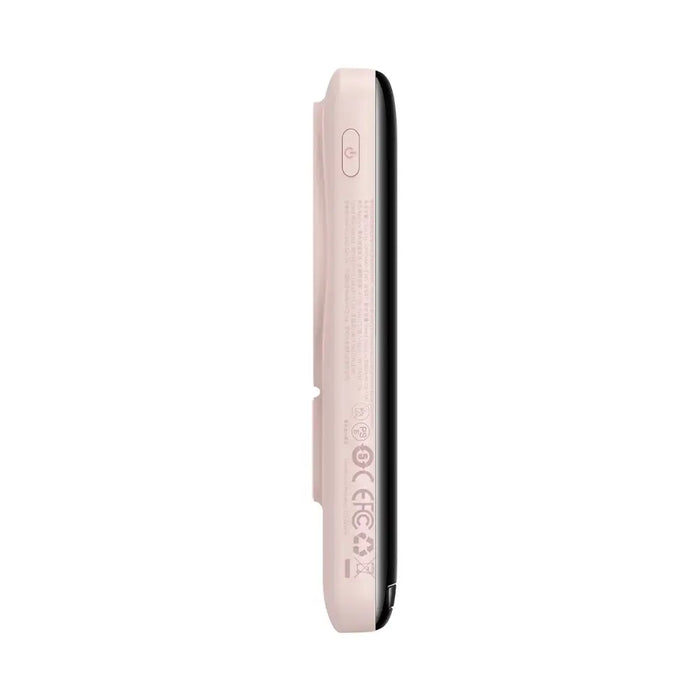 Baseus Magnetic Bracket power bank with wireless charging MagSafe 10000mAh 20W Overseas Edition pink (PPCX000204) + USB