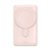 Baseus Magnetic Bracket power bank with wireless charging MagSafe 10000mAh 20W Overseas Edition pink (PPCX000204) + USB
