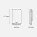 Baseus Magnetic Bracket powerbank with wireless charging MagSafe 10000mAh 20W Overseas Edition white (PPCX000202) + USB