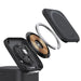 Baseus MagPro 3in1 25W MagSafe Compatible Inductive Charger for Phone and Smartwatch - Black - Cell phone USB