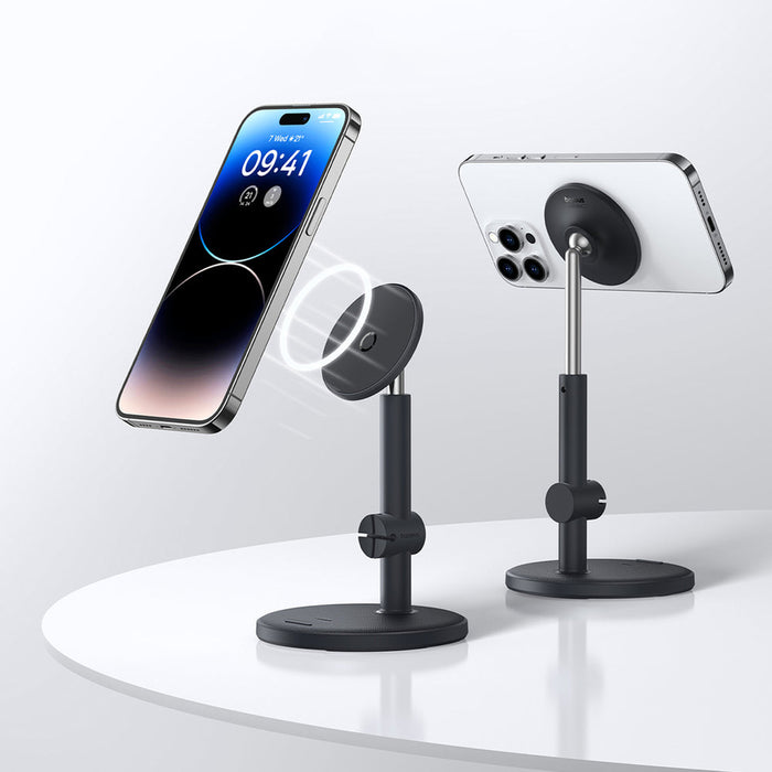 Baseus MagPro magnetic standing holder for the phone - black - Cell phone holders<<<HurtelXML