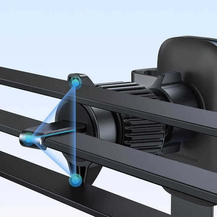 Baseus Metal Age 3 Car Phone Holder Gravity for Air Vent - Black - Cell phone holders<<<HurtelXML&&&Car