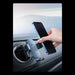 Baseus Metal Age II gravitational car phone holder to round ventilation grid (grey) - Cell phone