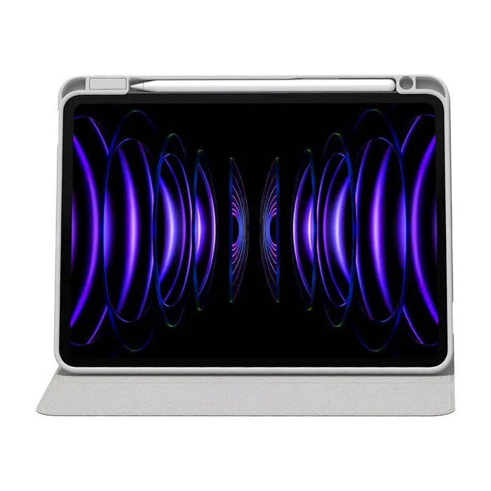 Baseus Minimalist Series IPad PRO 12.9 Magnetic protective case (light grey) - Protective cases