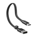 Baseus Nimble flat cable USB / USB-C cable with holder 2A 0.23M black (CATMBJ-01) - Cell phone