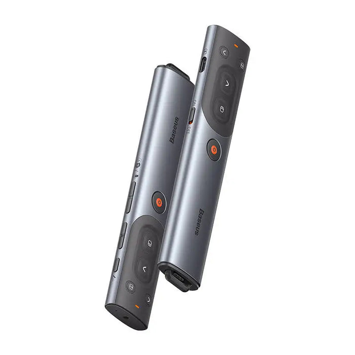 Baseus Orange Dot Multifunctional remote control for presentation with a red laser pointer - gray - Laser pointers<<<IT