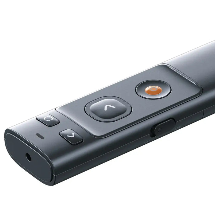 Baseus Orange Dot Multifunctional remote control for presentation with a red laser pointer - gray - Laser pointers<<<IT