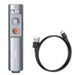 Baseus Orange Dot Multifunctionale remote control for presentation with a laser pointer - gray - Laser pointers<<<IT