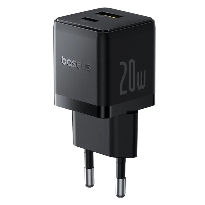 Baseus Palm 20W USB-C USB-A Wall Charger - Black - Cell phone USB charger<<<HurtelXML