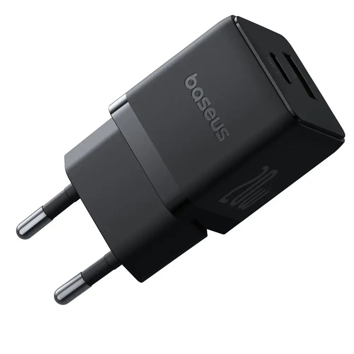 Baseus Palm 20W USB-C USB-A Wall Charger - Black - Cell phone USB charger<<<HurtelXML
