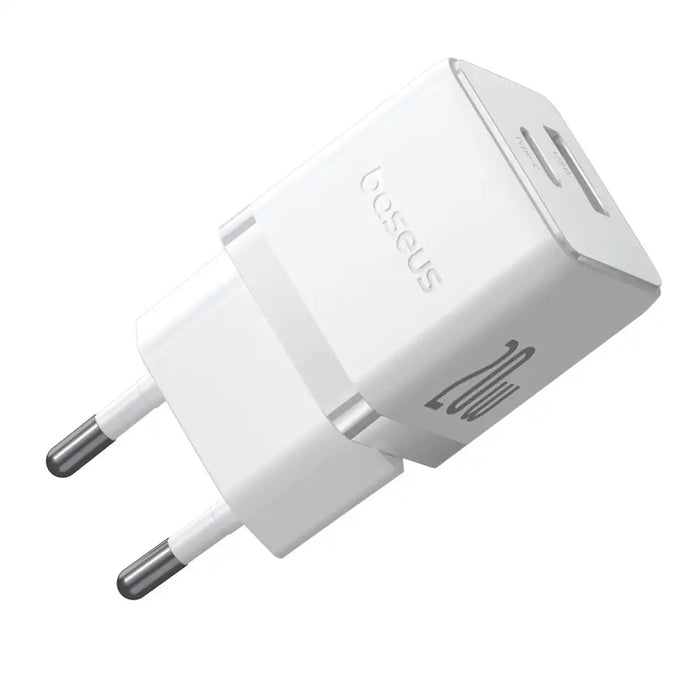 Baseus Palm 20W USB-C USB-A Wall Charger - White - Cell phone USB charger<<<HurtelXML