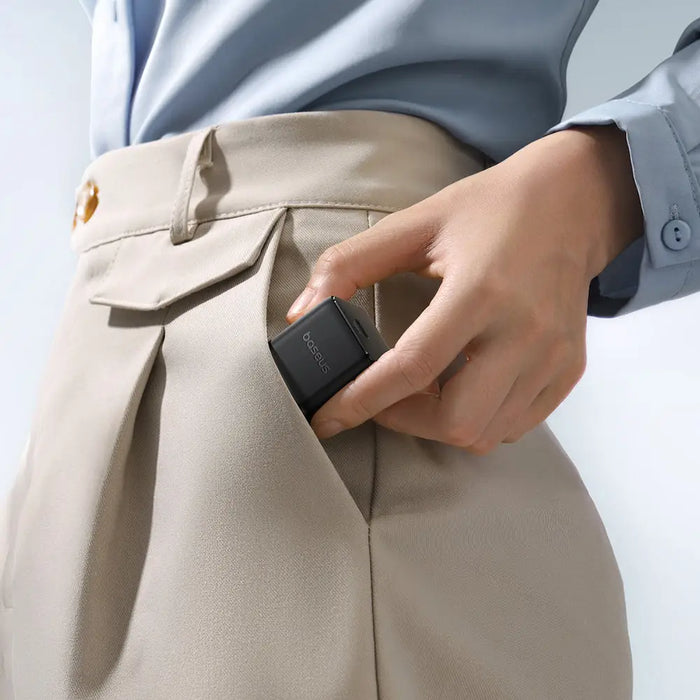 Baseus Palm 30W USB-C Wall Charger - White - Cell phone USB charger<<<HurtelXML&&&Travel