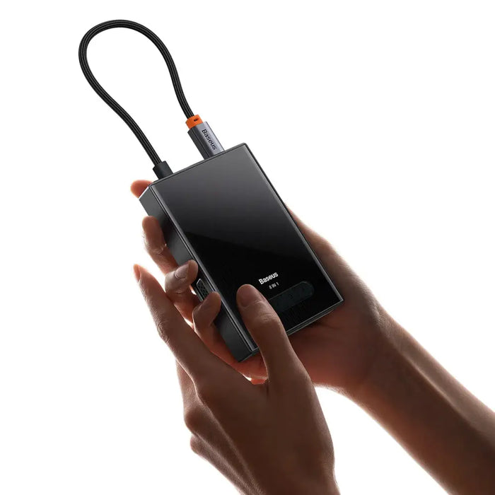 Baseus PioneerJoy 8-in-1 USB-C hub HDMI 4K@60Hz + HDMI 4K@30Hz + DisplayPort 8K@30Hz + VGA + 2 x USB-A 3.0 + 2 x USB-C