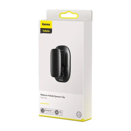 Baseus Platinum Vehicle eyewear clip Black - Storage<<<Car accessories<<<InnproXML&&&Other car accessories<<<HurtelXML