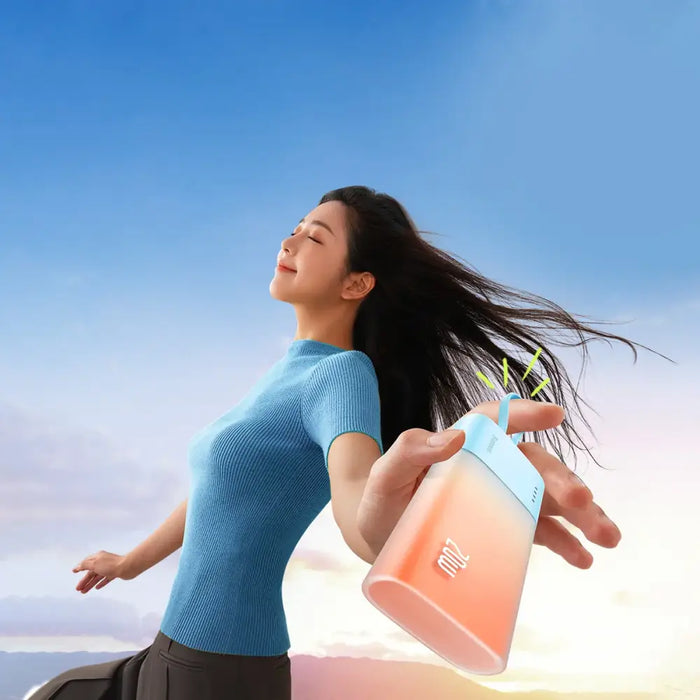 Baseus Popsicle 5200mAh 20W Powerbank with Built-in Lightning Cable (+ White Baseus Simple USB-C - USB-C