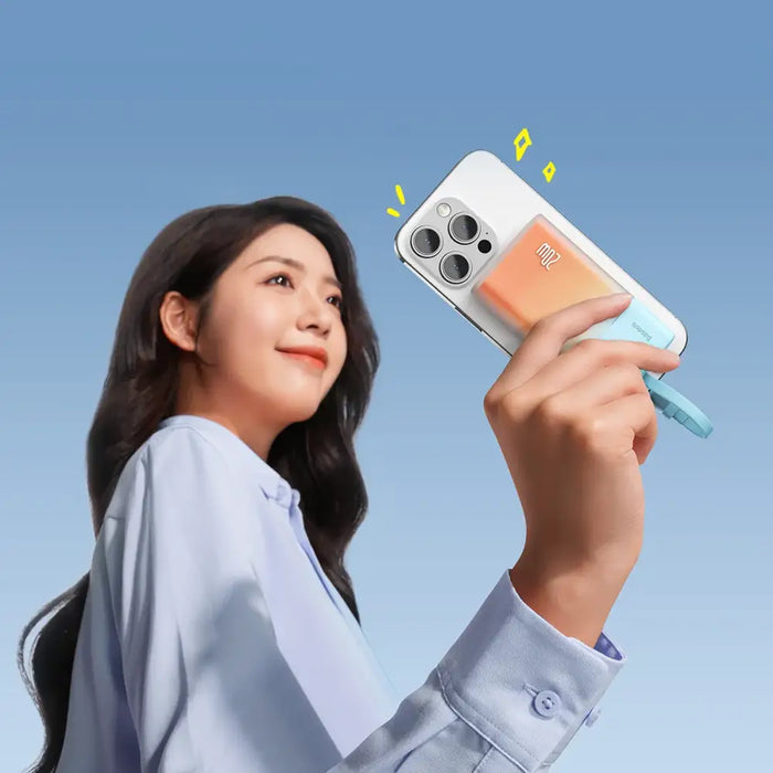 Baseus Popsicle 5200mAh 20W Powerbank with Built-in Lightning Cable (+ White Baseus Simple USB-C - USB-C