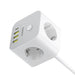 Baseus PowerCombo 7 in 1 Power Strip Cube 3 AC + 3 x USB-A + 1 x USB-C 20W 1.5 m - white - Cables and tapes<<<HurtelXML