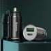 Baseus PPS smart car charger USB / USB Type C 30 W Quick Charge 4.0 QC4+ Power Delivery 3.0 VOOC SCP AFC MTKPE black